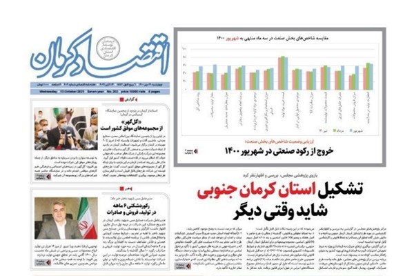 «اقتصاد کرمان» شماره ۲۰۲