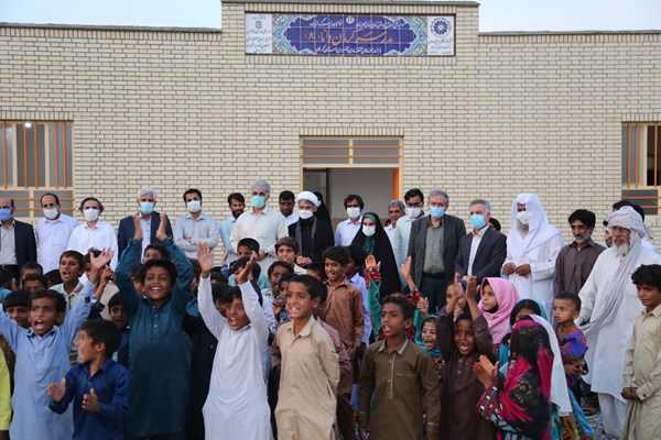 افتتاح دومین مدرسه اتاق کرمان در سیستان و بلوچستان 